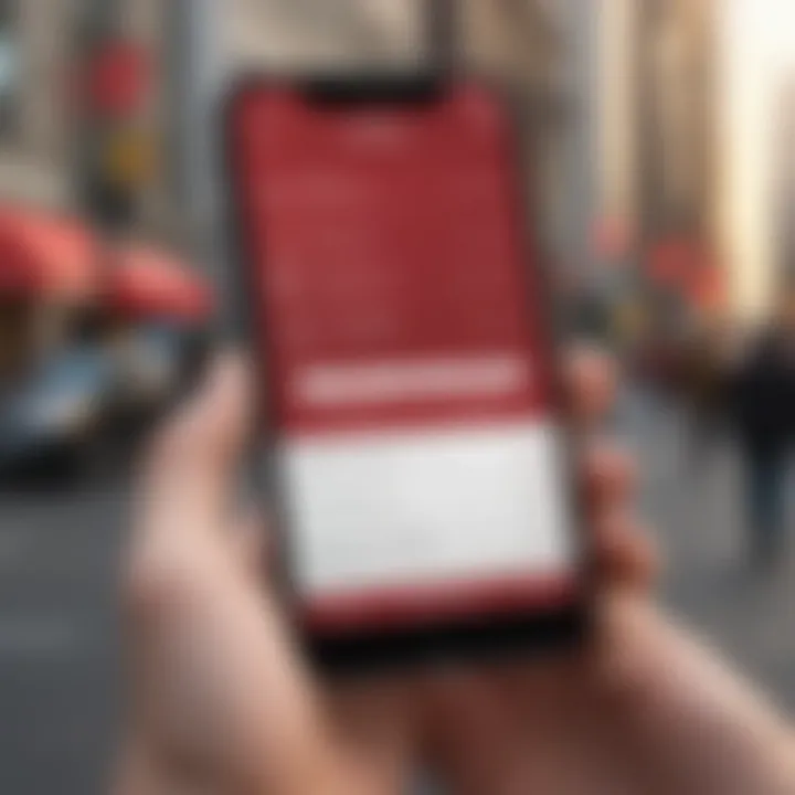 User-friendly interface of Scotia Bank's mobile app