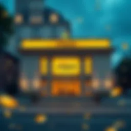 Elegant representation of Citigold Bank branding