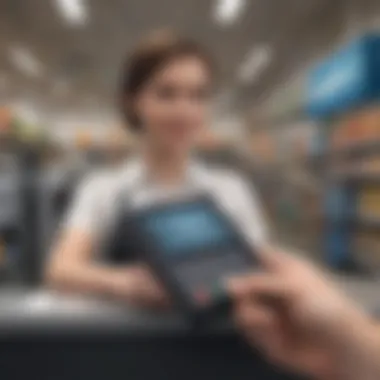 Affirm payment terminal in Walmart