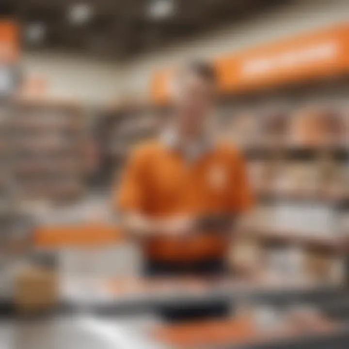 Business owner making a purchase with the Home Depot Commercial Card