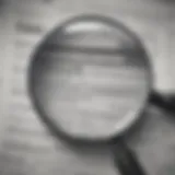 Analyzing tax records with a magnifying glass