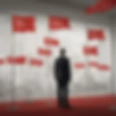 Identifying Red Flags in Adviser Searches Conceptual illustration of spotting red flags in adviser searches