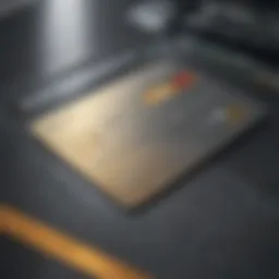 An illustration of a credit card and a bank account graphic