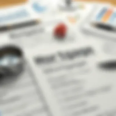 Diverse Mortgage Documents for Analysis A diverse array of mortgage documents and resources laid out for analysis