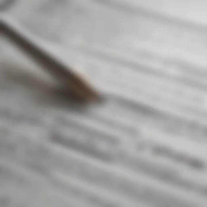 A close-up of tax documents highlighting exemptions applicable in finance