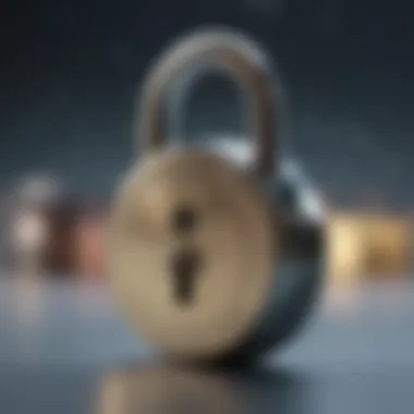 A secure lock symbolizing identity protection