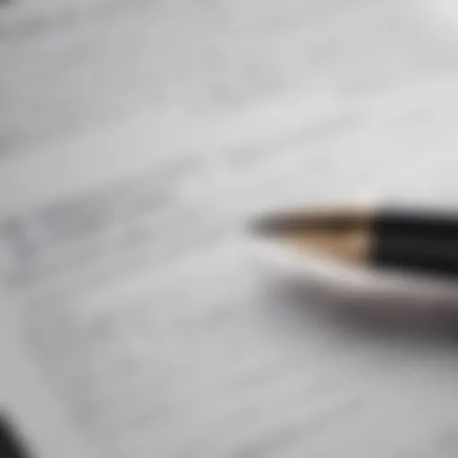 A close-up of a legal document with a pen, symbolizing NDAs in employment.