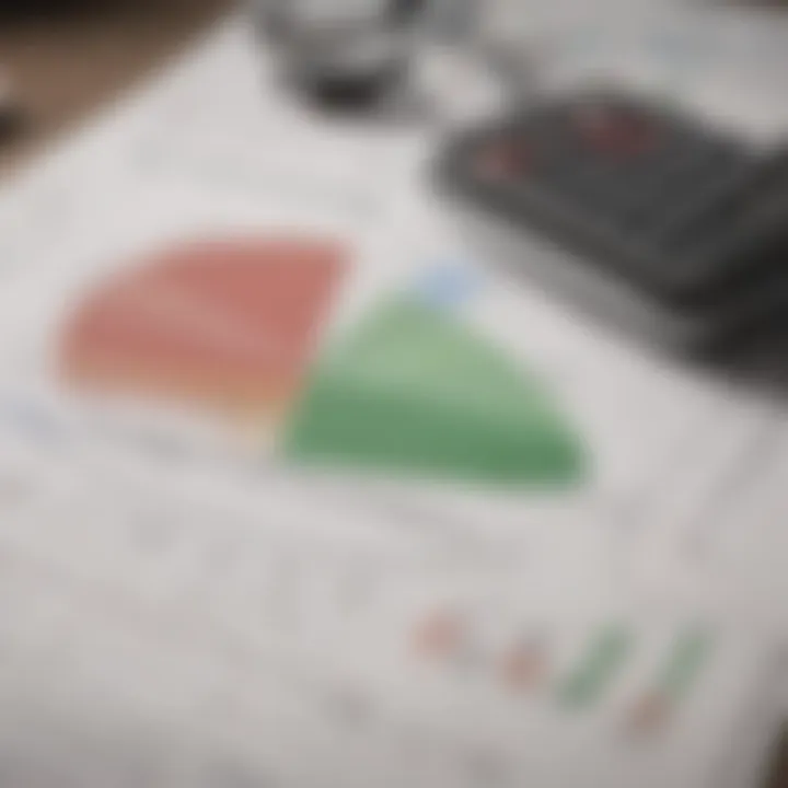 Graph showcasing investment return trends